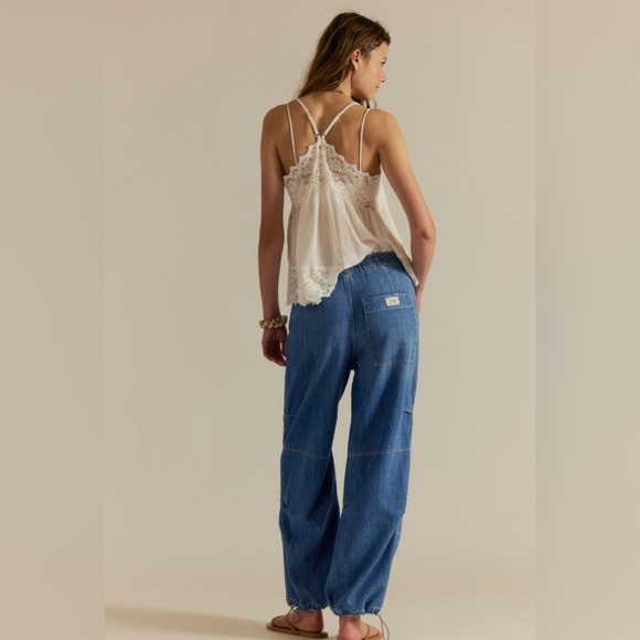 Logan Cinched Cargo Jeans NWOT Harper - Picture 2 of 4